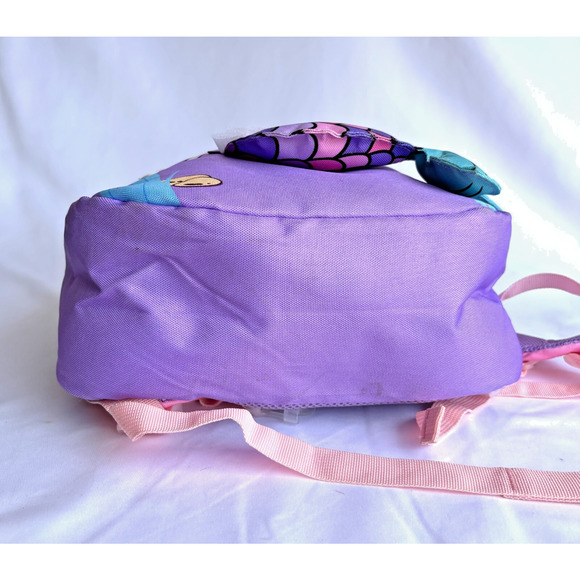 BLUBOON 3D Pre-school Backpack Mermaid Purple Pink - Picture 5 of 8
